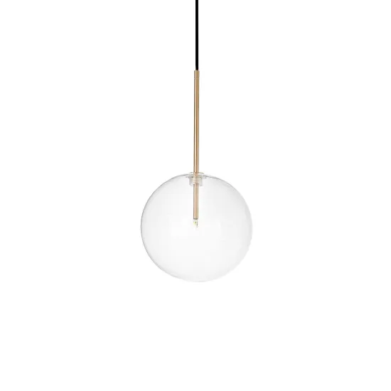 Ideal Lux Equinoxe sárgaréz-átlátszó csillár (IDE-277387) G4 1 izzós IP20