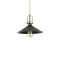 Ideal Lux Eris fekete-sárgaréz függesztett lámpa (IDE-249070) E27 1 izzós IP20