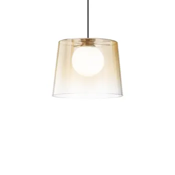 Ideal Lux Fade borostyán függesztett lámpa (IDE-271316) G9 1 izzós IP20