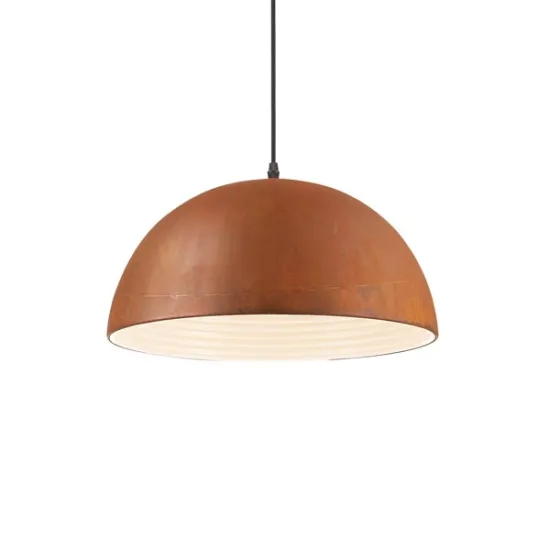 Ideal Lux Folk antik barna-fehér függesztett lámpa (IDE-174211) E27 1 izzós IP20