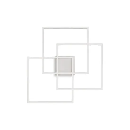 Ideal Lux Frame fehér LED mennyezeti/fali lámpa (IDE-341316) LED 1 izzós IP20