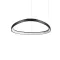 Ideal Lux Gemini fekete LED függesztett lámpa (IDE-247267) LED 1 izzós IP20
