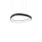 Ideal Lux Gemini fekete LED függesztett lámpa (IDE-341538) LED 1 izzós IP20