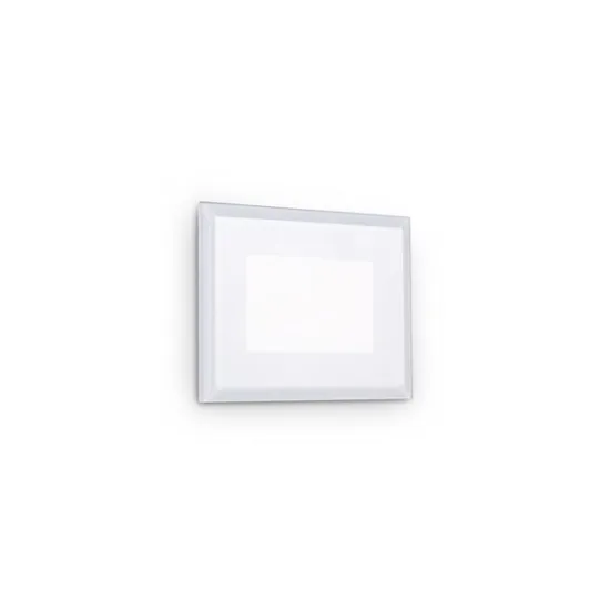 Ideal Lux Indio szürke-fehér falba/talajba építhető LED kültéri lámpa (IDE-255781) LED 1 izzós IP65