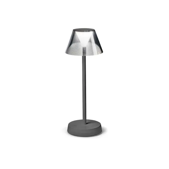 Ideal Lux Lolita szürke LED kültéri asztali lámpa (IDE-286730) LED 1 izzós IP54