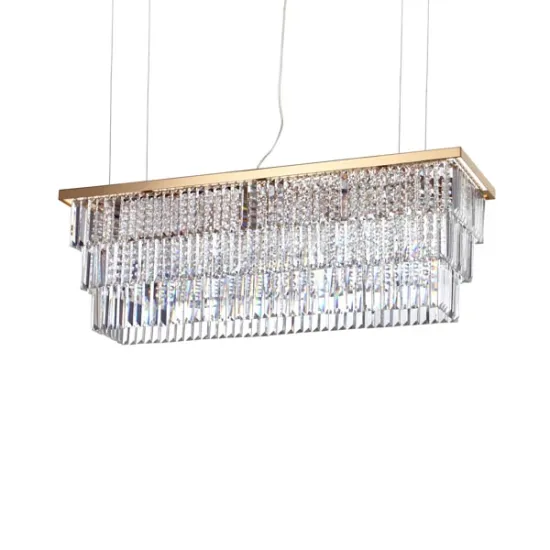 Ideal Lux Martinez arany kristály függesztett lámpa (IDE-213583) E14  8 égős IP20
