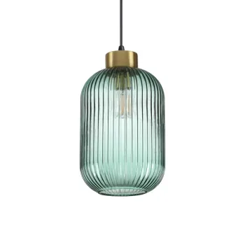 Ideal Lux Mint zöld-sárgaréz függesztett lámpa (IDE-237497) E27 1 égős IP20