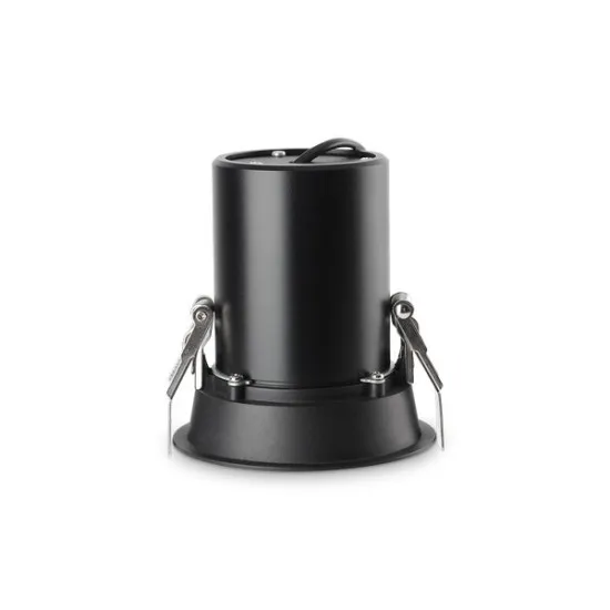 Ideal Lux Nova fekete LED beépíthető lámpa (IDE-248189) LED 1 izzós IP20