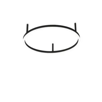Ideal Lux Oracle Slim fekete LED mennyezeti lámpa (IDE-341903) LED 1 izzós IP20