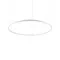 Ideal Lux Oracle Slim Round fehér LED függesztett lámpa (IDE-342139) LED 1 izzós IP20