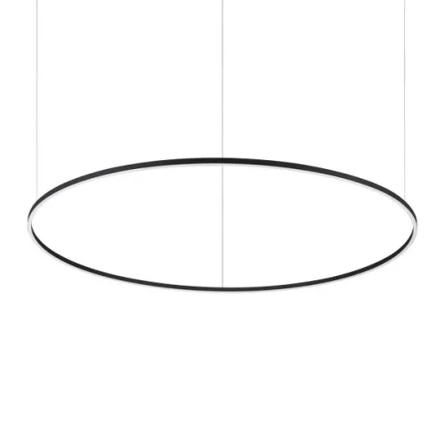 Ideal Lux Oracle Slim Round fekete LED függesztett lámpa (IDE-342160) LED 1 izzós IP20