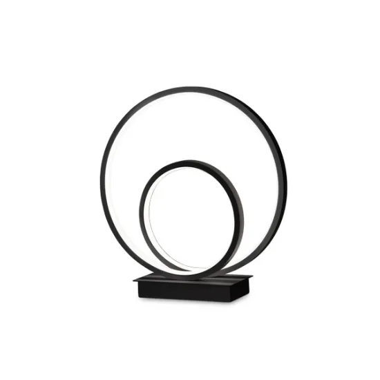Ideal Lux Oz fekete LED asztali lámpa (IDE-342474) LED 1 izzós IP20