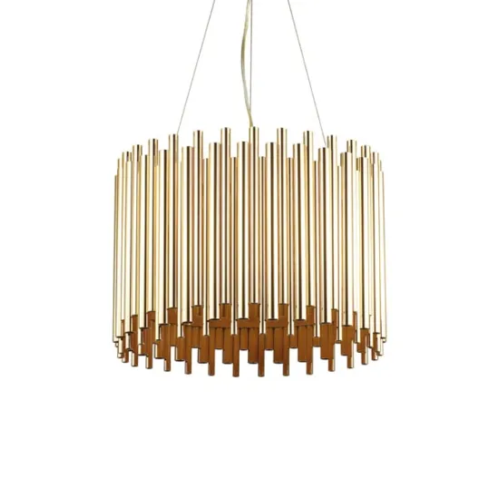 Ideal Lux Pan arany függesztett lámpa (IDE-208817) E27 5 izzós IP20