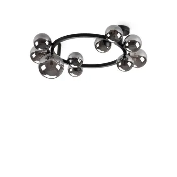 Ideal Lux Perlage fekete-átlátszó mennyezeti lámpa (IDE-309286) G9 10 izzós IP20 Ideal Lux Perlage fekete-átlátszó mennyezeti lámpa (IDE-309286) G9 10 izzós IP20