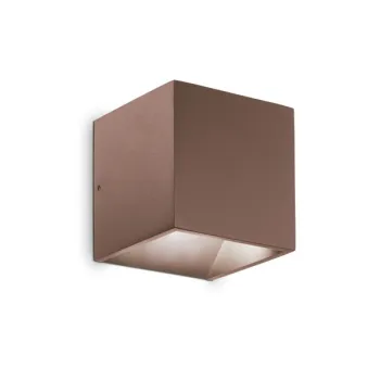 Ideal Lux Rubik barna LED kültéri fali lámpa (IDE-326627) LED 1 izzós IP54