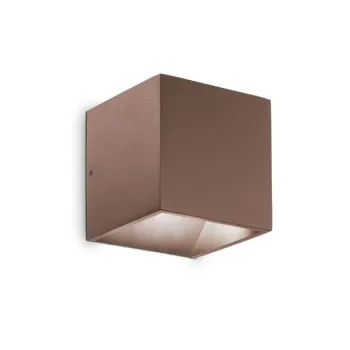 Ideal Lux Rubik barna LED kültéri fali lámpa (IDE-326634) LED 1 izzós IP54