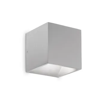 Ideal Lux Rubik szürke LED kültéri fali lámpa (IDE-326856) LED 1 izzós IP54