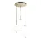Ideal Lux Umile fehér-arany LED függesztett lámpa (IDE-224541) LED 3 izzós IP20