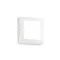 Ideal Lux Universal Square fehér LED mennyezeti/fali lámpa (IDE-138633) LED 1 égős IP20