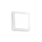 Ideal Lux Universal Square fehér LED mennyezeti/fali lámpa (IDE-138640) LED 1 égős IP20