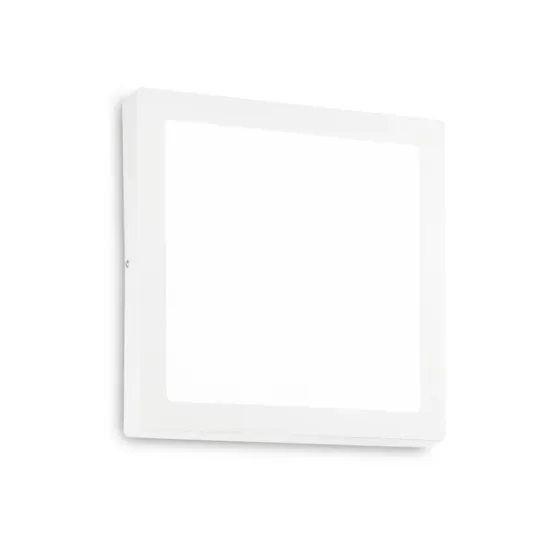 Ideal Lux Universal Square fehér LED mennyezeti/fali lámpa (IDE-240374) LED 1 égős IP20