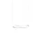 Ideal Lux Waves-1 fehér LED függesztett lámpa (IDE-345239) LED 1 izzós IP20