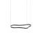 Ideal Lux Waves-2 fekete LED függesztett lámpa (IDE-345246) LED 1 izzós IP20