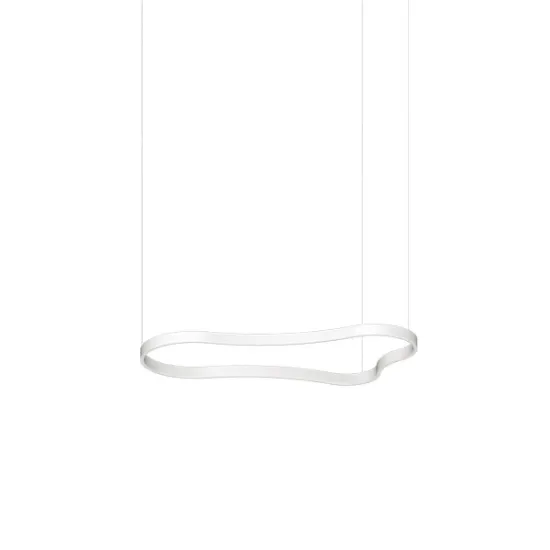 Ideal Lux Waves-2 fehér LED függesztett lámpa (IDE-345260) LED 1 izzós IP20