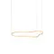 Ideal Lux Waves-3 arany LED függesztett lámpa (IDE-345284) LED 1 izzós IP20
