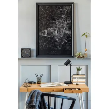 Kanlux Agzar fekete asztali lámpa (KAN-36250) E14 1 izzós IP20