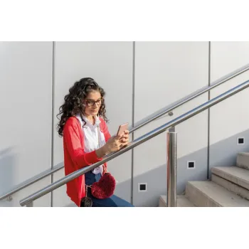 Kanlux Apus fekete LED lépcsővilágító lámpa (KAN-26538) LED 1 izzós IP20