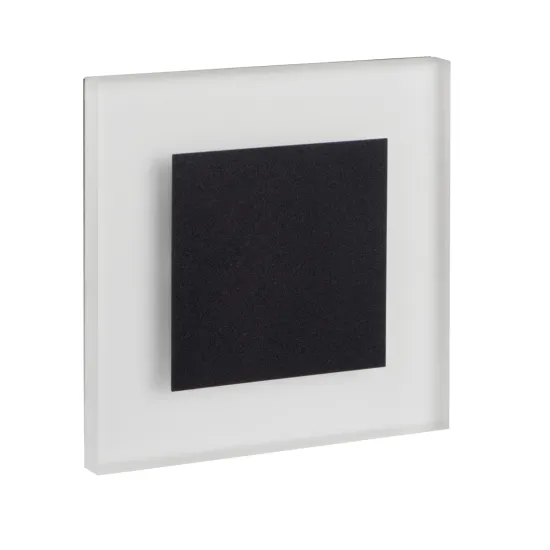 Kanlux Apus fekete LED lépcsővilágító lámpa (KAN-26538) LED 1 izzós IP20