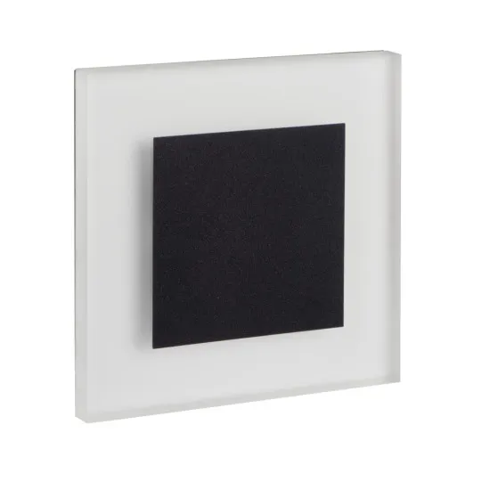 Kanlux Apus fekete LED lépcsővilágító lámpa (KAN-26539) LED 1 izzós IP20