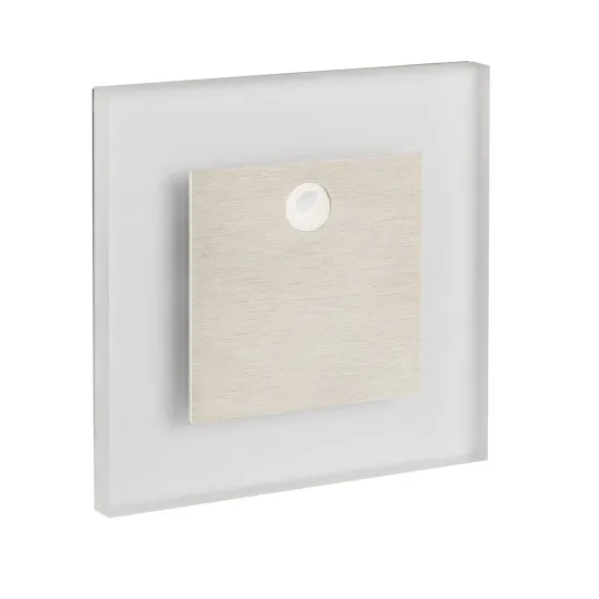 Kanlux Apus ezüst LED mozgásérzékelős lépcsővilágító lámpa (KAN-27379) LED 1 izzós IP20