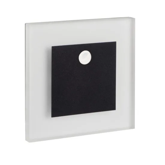 Kanlux Apus fekete LED mozgásérzékelős lépcsővilágító lámpa (KAN-29856) LED 1 izzós IP20