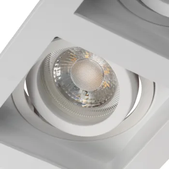 Kanlux Aret 2xDTL fekete beépíthető dekorációs keret (KAN-38367) Gx5,3/GU10 2 izzós IP20