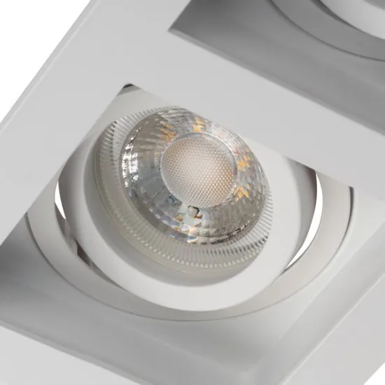Kanlux Aret 2xDTL fekete beépíthető dekorációs keret (KAN-38367) Gx5,3/GU10 2 izzós IP20