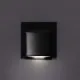 Kanlux Erinus L fekete LED lépcsővilágító lámpa (KAN-33333) LED 1 izzós IP20