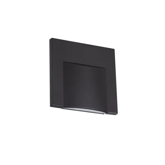 Kanlux Erinus L fekete LED lépcsővilágító lámpa (KAN-33333) LED 1 izzós IP20