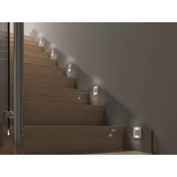 Kanlux Erinus LL fehér LED lépcsővilágító lámpa (KAN-33325) LED 1 izzós IP20