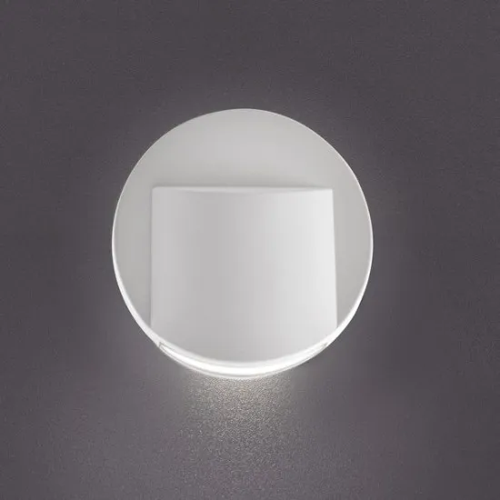 Kanlux Erinus O fehér LED lépcsővilágító lámpa (KAN-33323) LED 1 izzós IP20