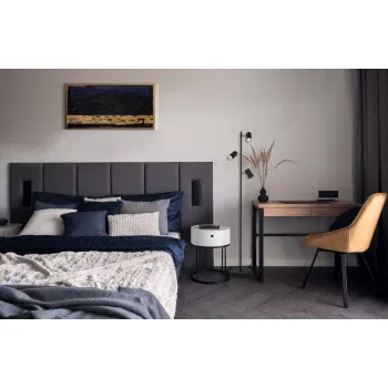 Kanlux Evalo FL fekete állólámpa (KAN-35788) GU10 3 izzós IP20