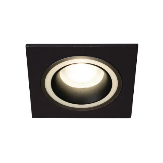 Kanlux Feline DSL fekete beépíthető dekorációs keret (KAN-37256) Gx5,3/GU10 1 izzós IP20