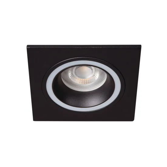 Kanlux Feline DSL fekete beépíthető dekorációs keret (KAN-37256) Gx5,3/GU10 1 izzós IP20