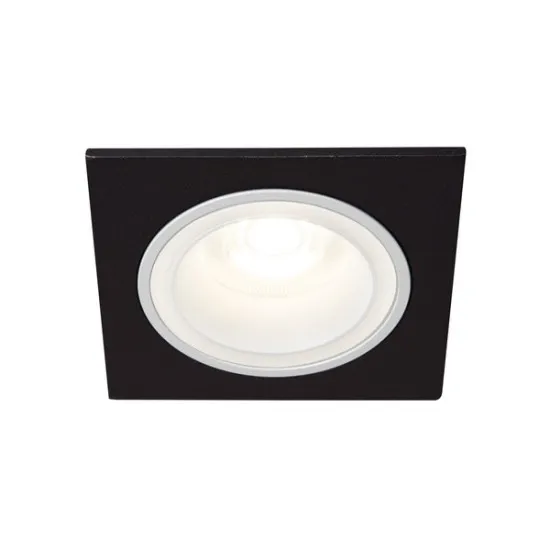 Kanlux Feline DSL fekete-fehér beépíthető dekorációs keret (KAN-37258) Gx5,3/GU10 1 izzós IP20