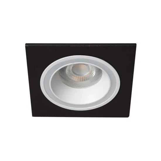 Kanlux Feline DSL fekete-fehér beépíthető dekorációs keret (KAN-37258) Gx5,3/GU10 1 izzós IP20