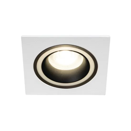 Kanlux Feline DSL fehér-fekete beépíthető dekorációs keret (KAN-37260) Gx5,3/GU10 1 izzós IP20