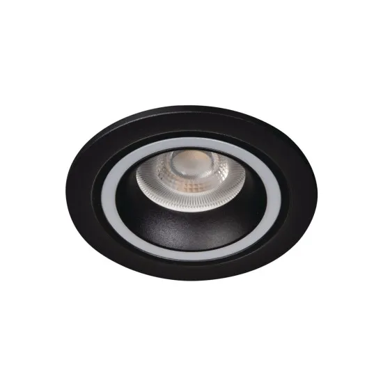 Kanlux Feline DSO fekete beépíthető dekorációs keret (KAN-37250) Gx5,3/GU10 1 izzós IP20