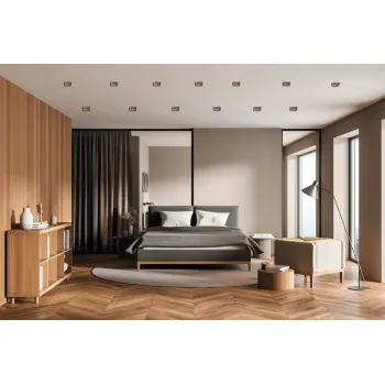 Kanlux Glozo DSL fekete-arany beépíthető dekorációs keret (KAN-36216) Gx5,3/GU10 1 izzós IP20