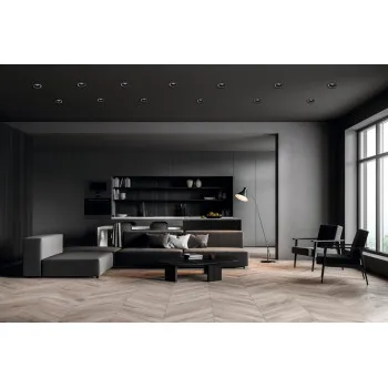 Kanlux Glozo DSO fekete beépíthető dekorációs keret (KAN-36223) Gx5,3/GU10 1 izzós IP20